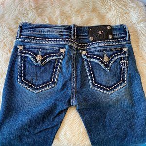 Embroidered Miss Me Jeans